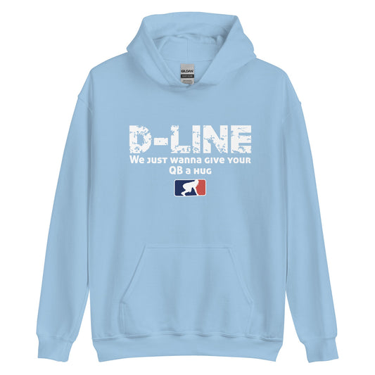 D-LINE QB HUGS - Tall Hoodie