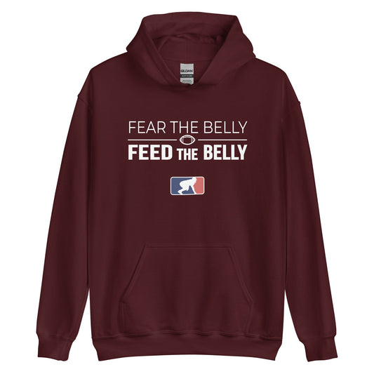 FEAR THE BELLY FEED THE BELLY - Heavyweight Hoodie