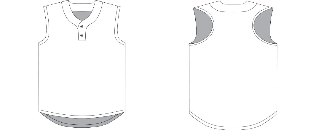 ACE 2-BUTTON SLEEVELESS JERSEY