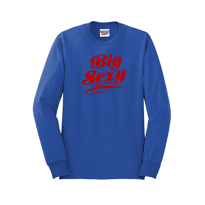 BIG SEXY (A) (Red) - Long Sleeve T-Shirt