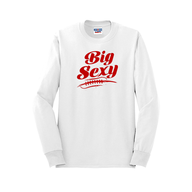 BIG SEXY (A) (Red) - Long Sleeve T-Shirt
