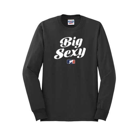 BIG SEXY (White) - Long Sleeve T-Shirt
