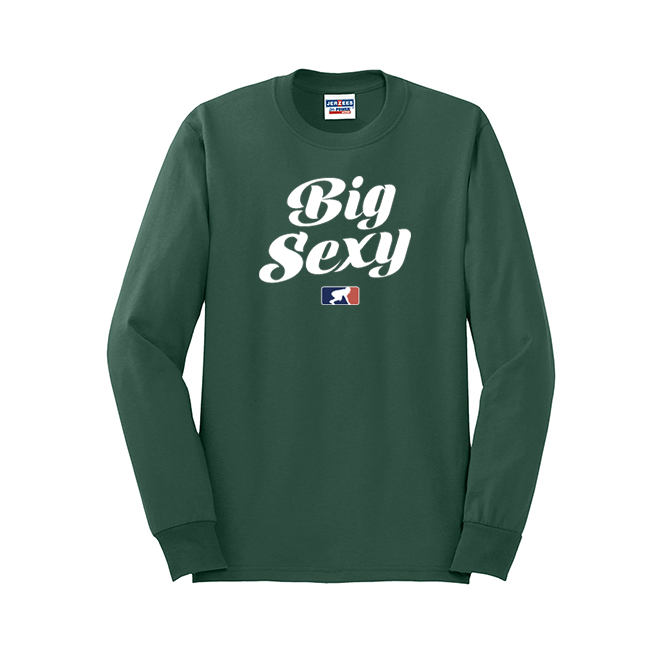 BIG SEXY (White) - Long Sleeve T-Shirt