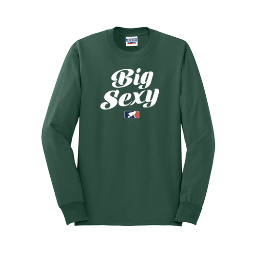 BIG SEXY (White) - Long Sleeve T-Shirt