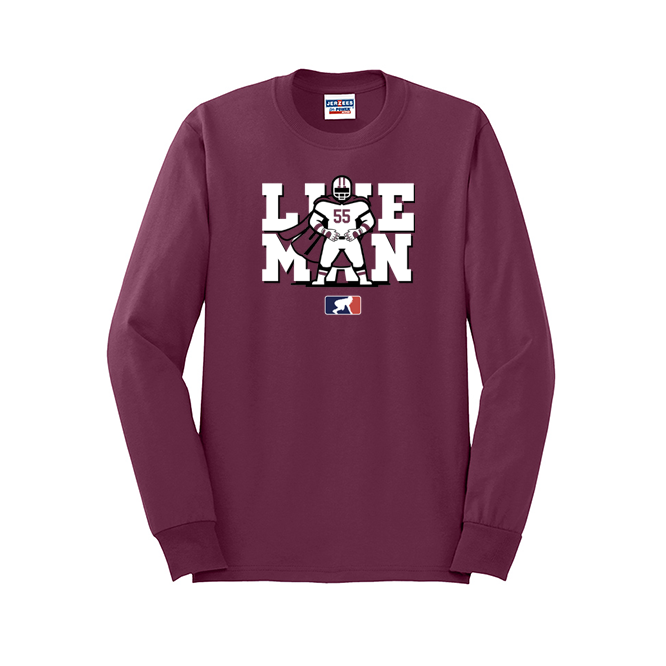 LINE MAN - Long Sleeve T-Shirt