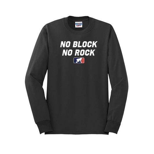 NO BLOCK NO ROCK - Long Sleeve T-Shirt