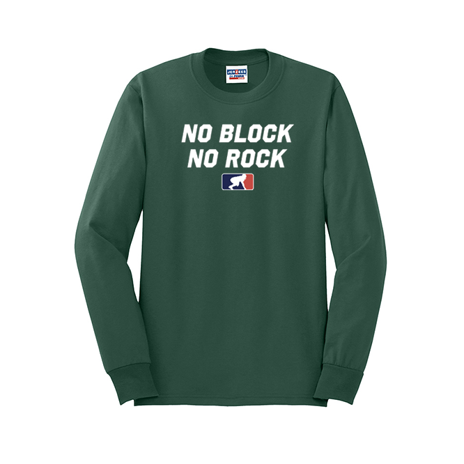 NO BLOCK NO ROCK - Long Sleeve T-Shirt