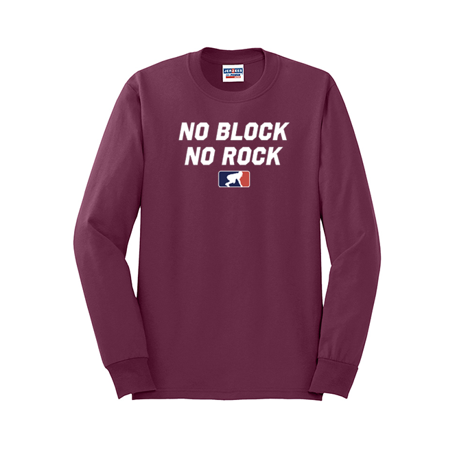NO BLOCK NO ROCK - Long Sleeve T-Shirt