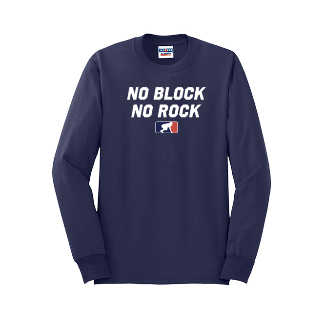 NO BLOCK NO ROCK - Long Sleeve T-Shirt