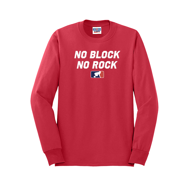 NO BLOCK NO ROCK - Long Sleeve T-Shirt