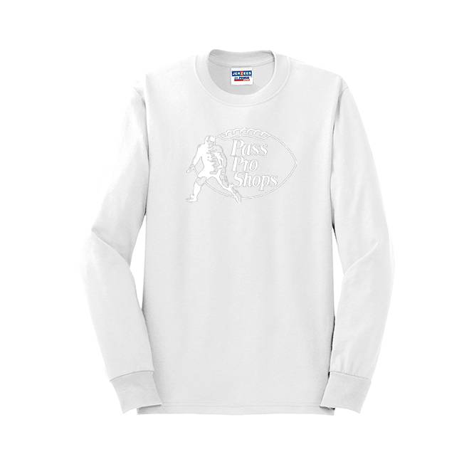 PASS PRO SHOPS (White) - Long Sleeve T-Shirt