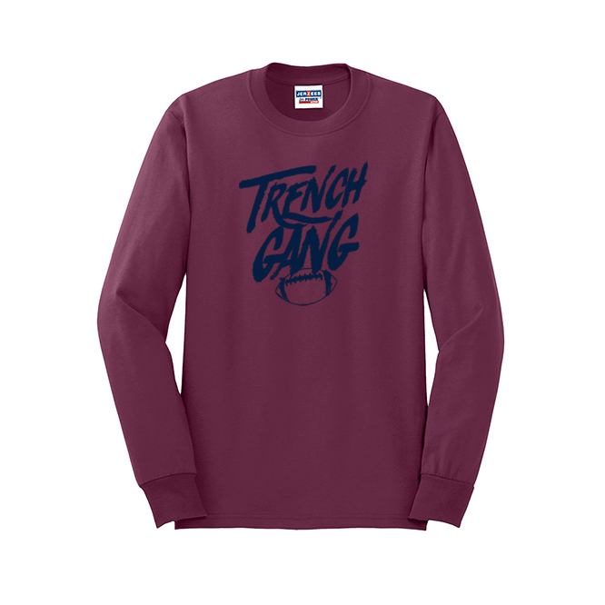 TRENCH GANG (Navy) - Long Sleeve T-Shirt