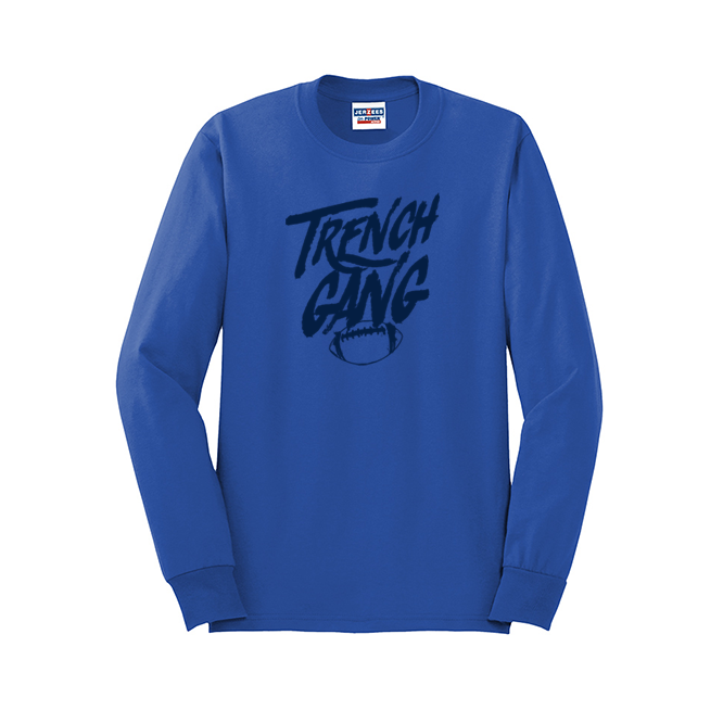 TRENCH GANG (Navy) - Long Sleeve T-Shirt