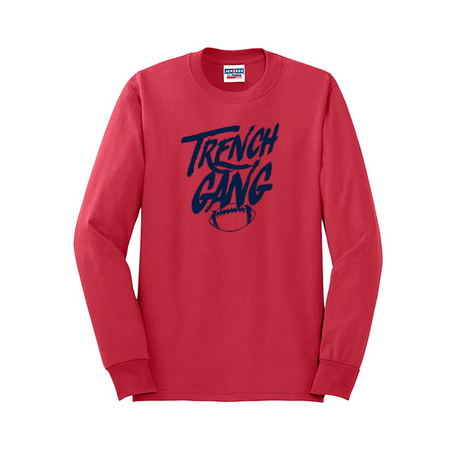 TRENCH GANG (Navy) - Long Sleeve T-Shirt
