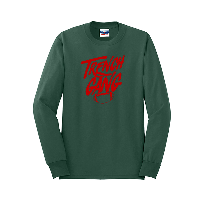 TRENCH GANG (Red) - Long Sleeve T-Shirt