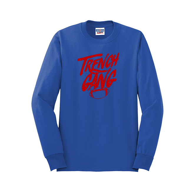 TRENCH GANG (Red) - Long Sleeve T-Shirt