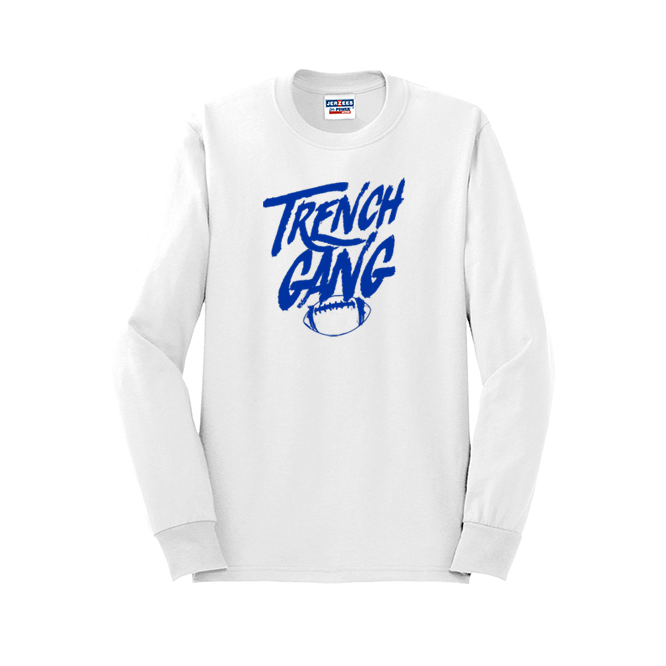 TRENCH GANG (Royal) - Long Sleeve T-Shirt