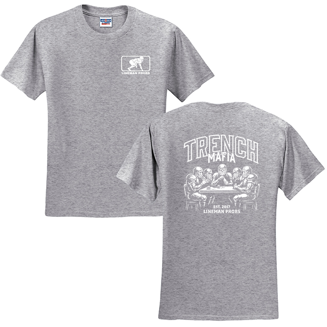 BIG BONED - TRENCH MAFIA (White) - T-Shirt