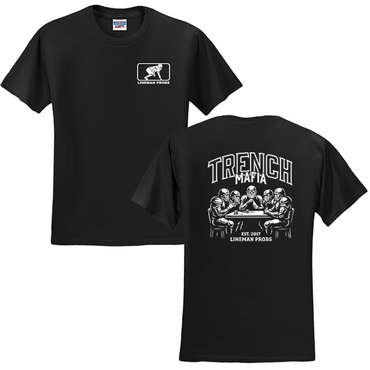 BIG BONED - TRENCH MAFIA (White) - T-Shirt