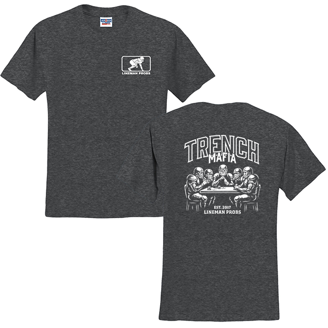 BIG BONED - TRENCH MAFIA (White) - T-Shirt