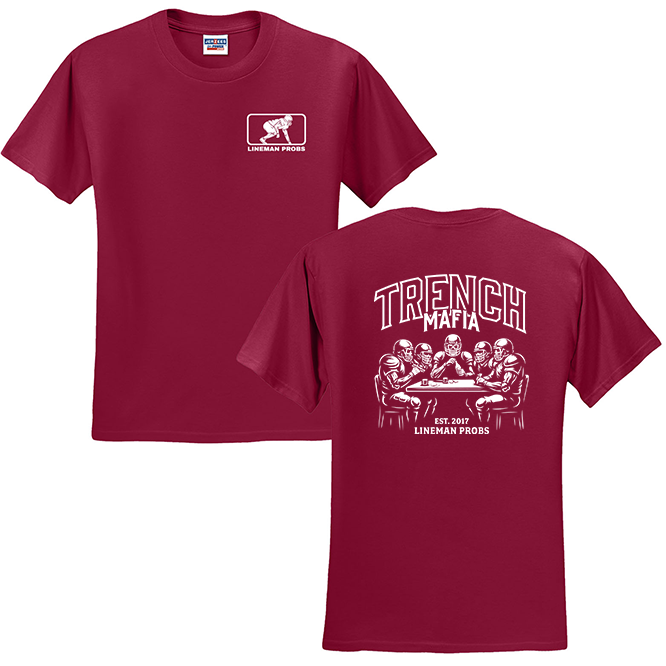 BIG BONED - TRENCH MAFIA (White) - T-Shirt