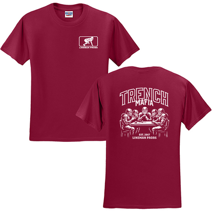 BIG BONED - TRENCH MAFIA (White) - T-Shirt