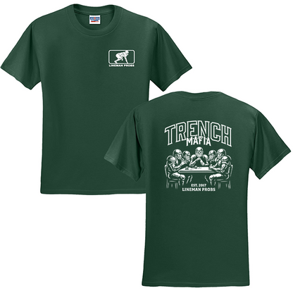 BIG BONED - TRENCH MAFIA (White) - T-Shirt