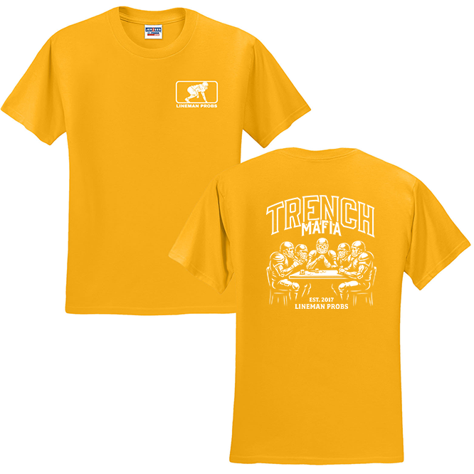 BIG BONED - TRENCH MAFIA (White) - T-Shirt
