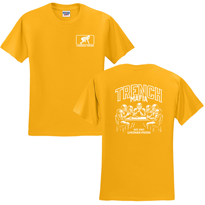BIG BONED - TRENCH MAFIA (White) - T-Shirt