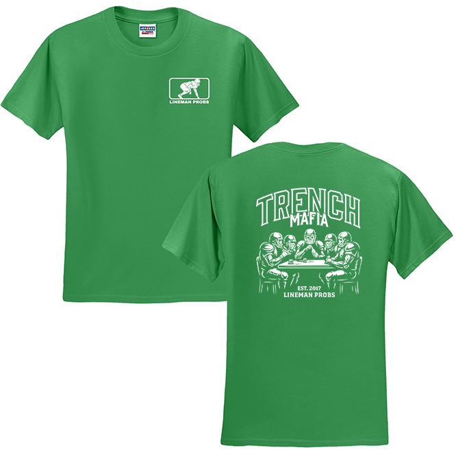 BIG BONED - TRENCH MAFIA (White) - T-Shirt