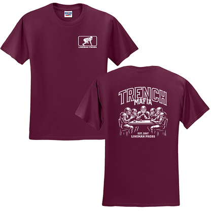BIG BONED - TRENCH MAFIA (White) - T-Shirt