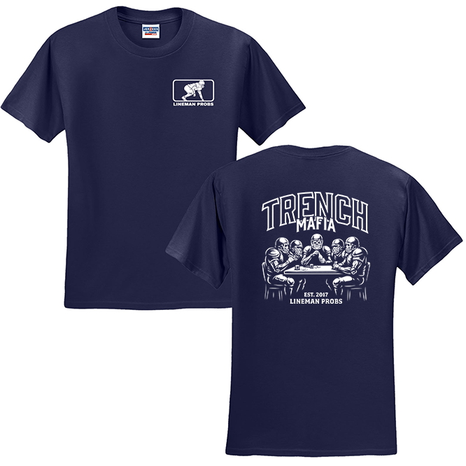 BIG BONED - TRENCH MAFIA (White) - T-Shirt