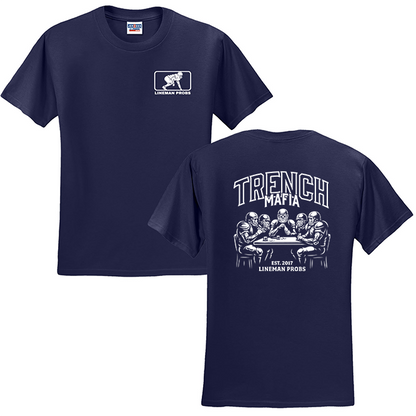 BIG BONED - TRENCH MAFIA (White) - T-Shirt