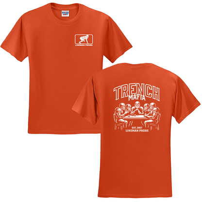 BIG BONED - TRENCH MAFIA (White) - T-Shirt
