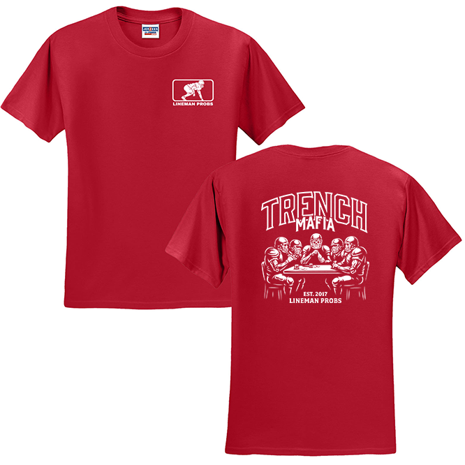 BIG BONED - TRENCH MAFIA (White) - T-Shirt