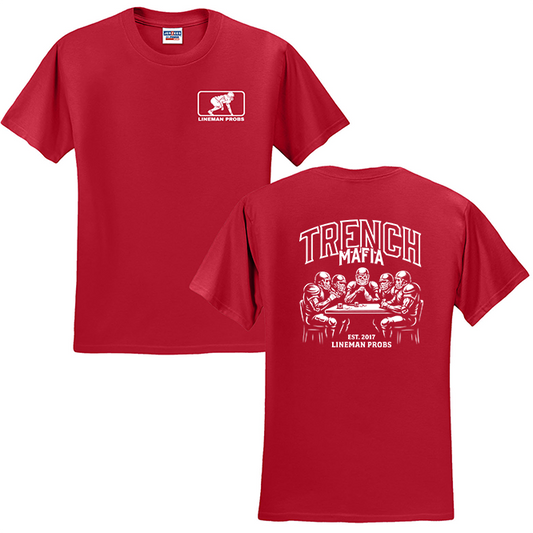 BIG BONED - TRENCH MAFIA (White) - T-Shirt