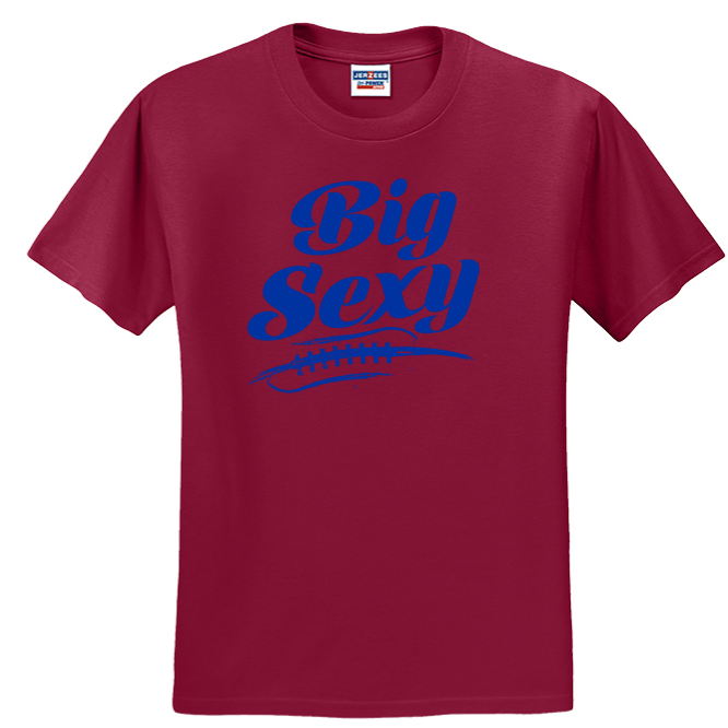 BIG SEXY (Royal) (A) - Heavyweight T-Shirt