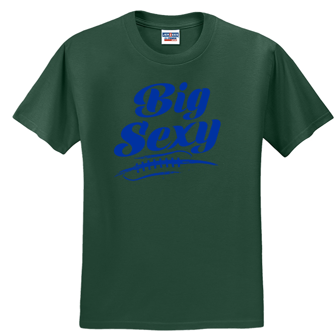 BIG SEXY (Royal) (A) - Heavyweight T-Shirt