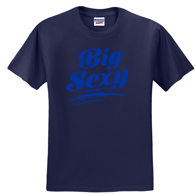BIG SEXY (Royal) (A) - T-Shirt