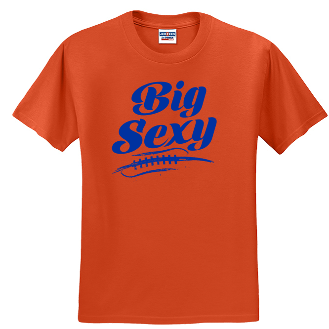BIG SEXY (Royal) (A) - Heavyweight T-Shirt