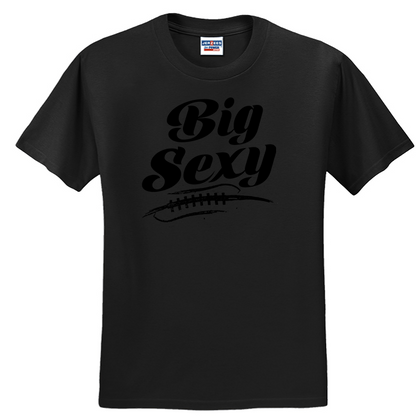 BIG SEXY (Black) (A) - Heavyweight T-Shirt