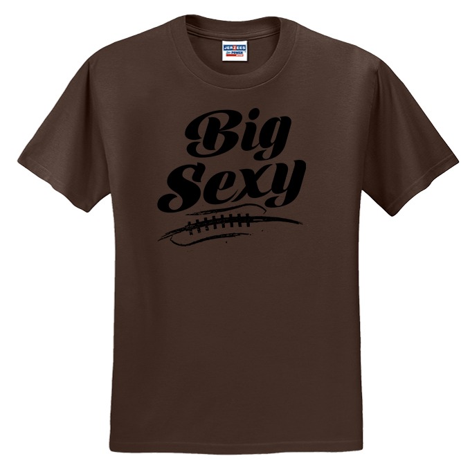 BIG SEXY (Black) (A) - Heavyweight T-Shirt