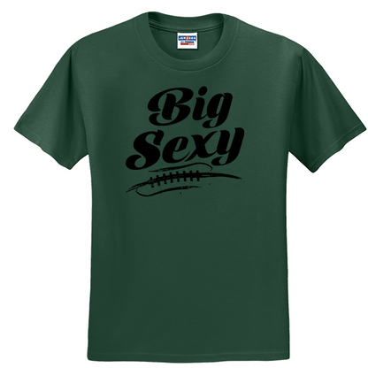 BIG SEXY (Black) (A) - Heavyweight T-Shirt