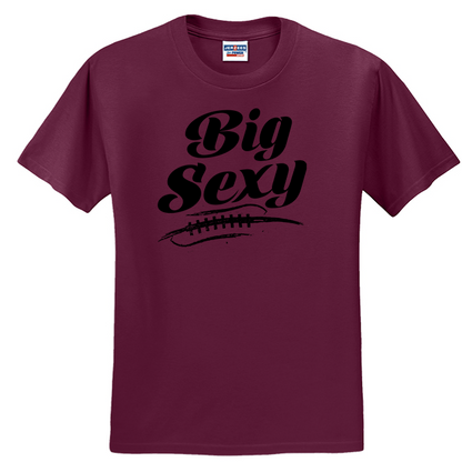 BIG SEXY (Black) (A) - Heavyweight T-Shirt