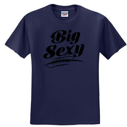 BIG SEXY (Black) (A) - Heavyweight T-Shirt