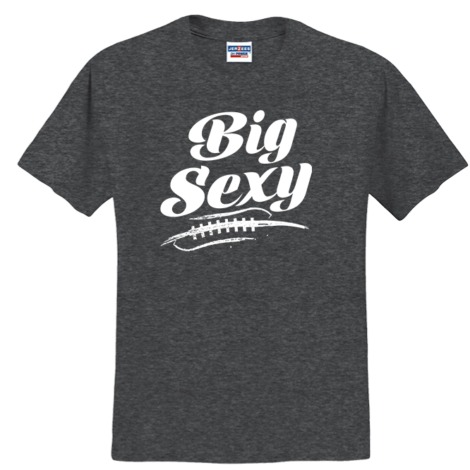 BIG SEXY (White) (A) - Heavyweight T-Shirt