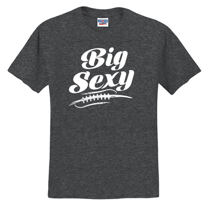 BIG SEXY (White) (A) - Heavyweight T-Shirt