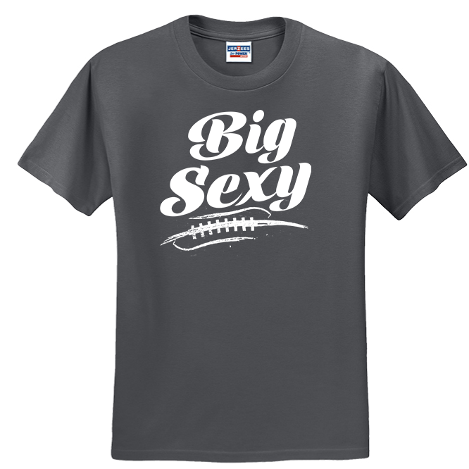 BIG SEXY (White) (A) - Heavyweight T-Shirt