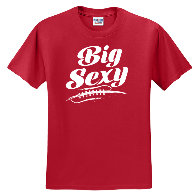 BIG SEXY (White) (A) - Heavyweight T-Shirt