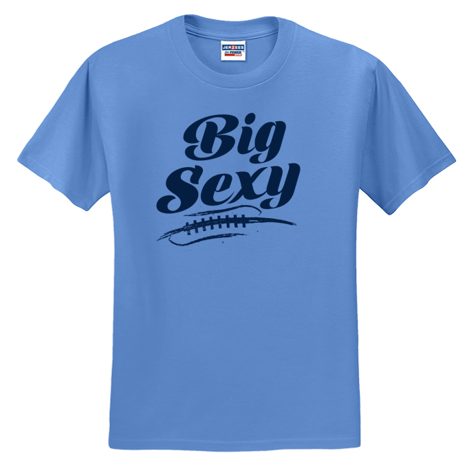 BIG SEXY (Navy) (A) - T-Shirt